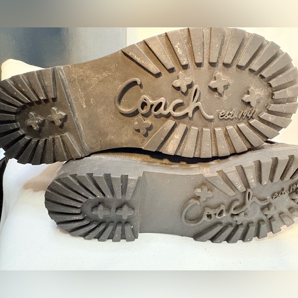 Coach Laura Black Women's Signature Lace-Up Boots - Picture 8 of 16